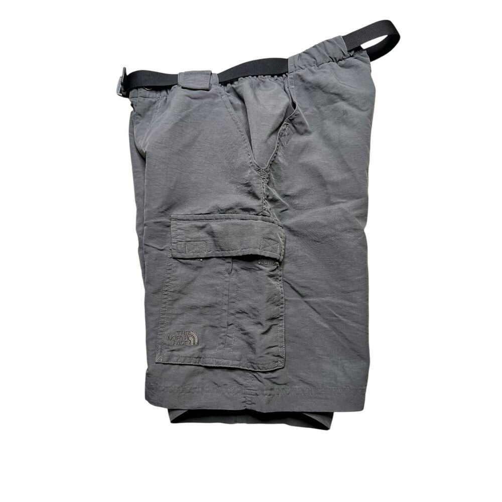 Mens The North Face Hiking Shorts Belted‎ Gray Outdoor Size S / P Cargo Nylon - Picture 7 of 10